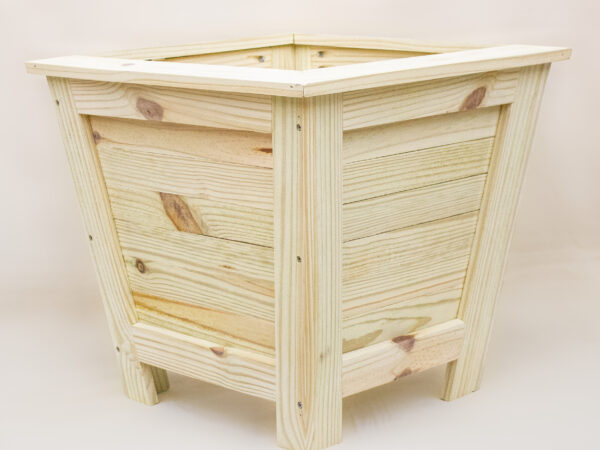 American Woodwrights Custom Tapered Wooden Planter Box